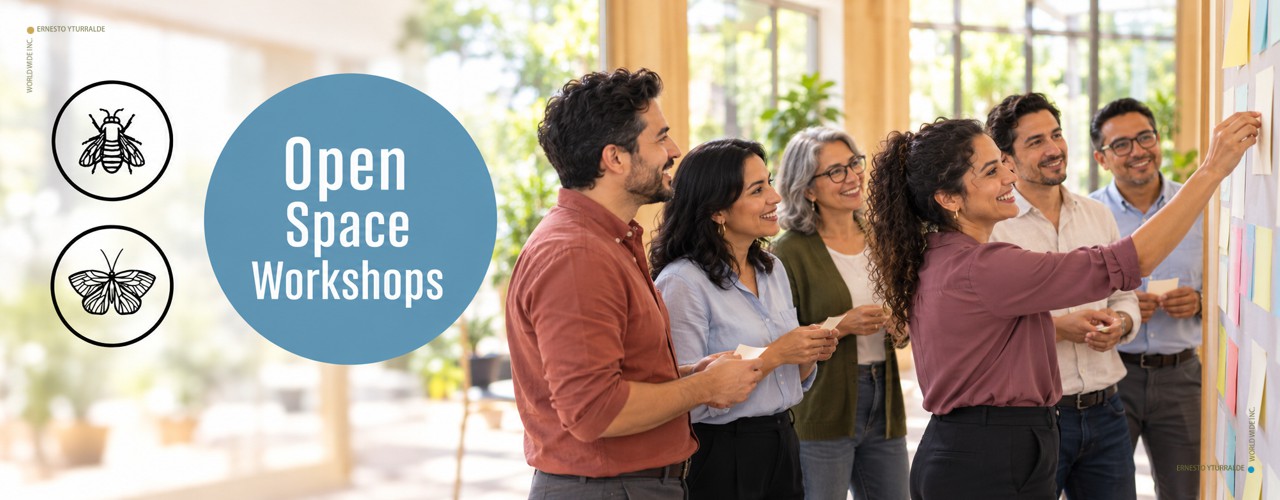 Open Space Workshops | Participación presencial, inteligencia colectiva y construcción colaborativa de soluciones